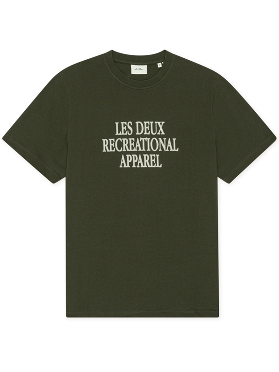 Les Deux From Copenhagen T-shirt - Rosin Green